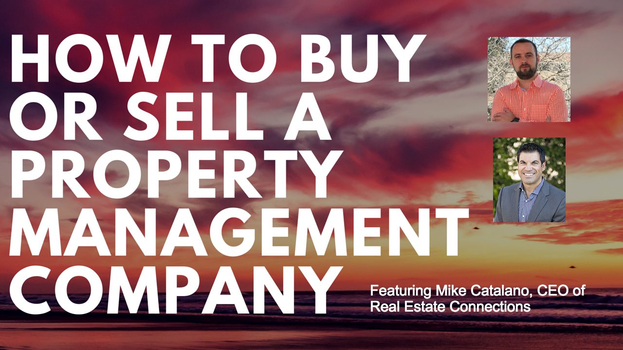 How to Buy or Sell a Property Management Company