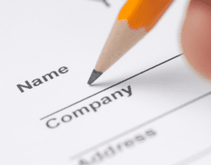 name company formular