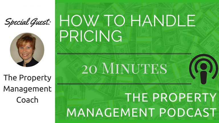 How to Set Pricing for Your Property Management Company: Featuring Kathleen, The Property Management Coach