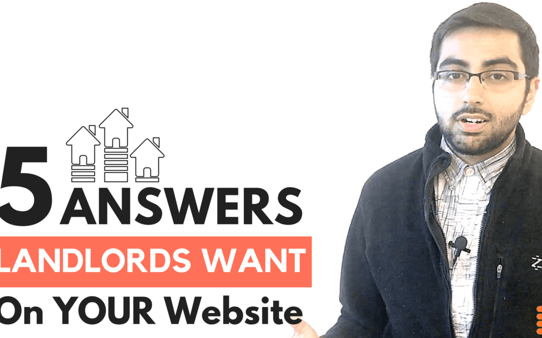 5 Answers Your Property Management Visitors Must FIND on Your Website