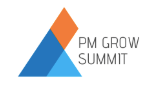 The logo for PM Grow Summit, an annual conference Fourandhalf (providing property management marketing) attends The logo for PM Grow Summit, an annual conference Fourandhalf (providing property management marketing) attends