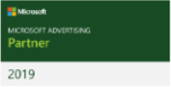 The logo for Microsft Advertising Partner, of which Fourandhalf (providing property management marketing) is a partner The logo for Microsft Advertising Partner, of which Fourandhalf (providing property management marketing) is a partner
