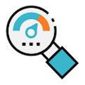 A cartoon of a meter, representative of Fourandhalf's 90-day continuous improvement cycle services