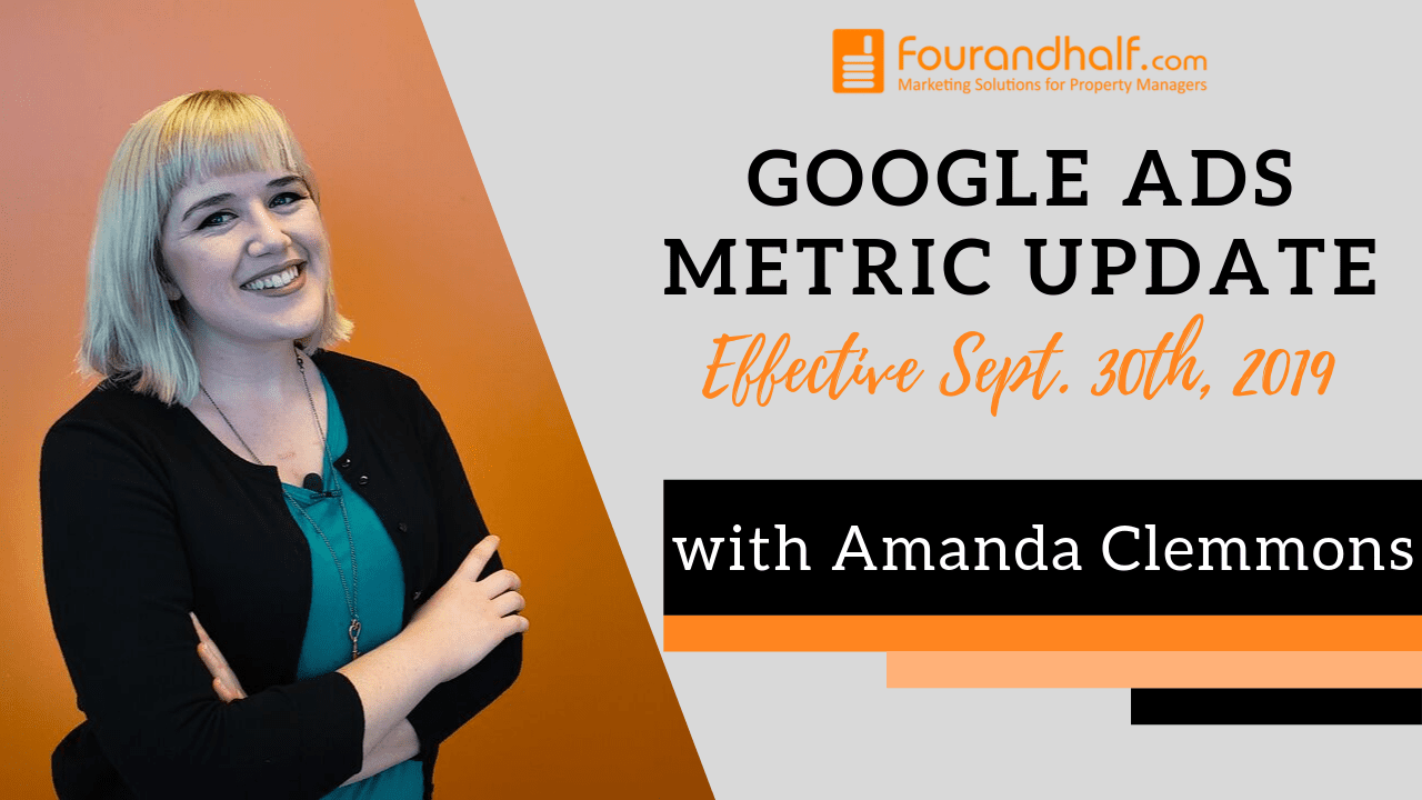 Property Management Marketing Update: New Google Ad Metrics Effective Sept. 30, 2019